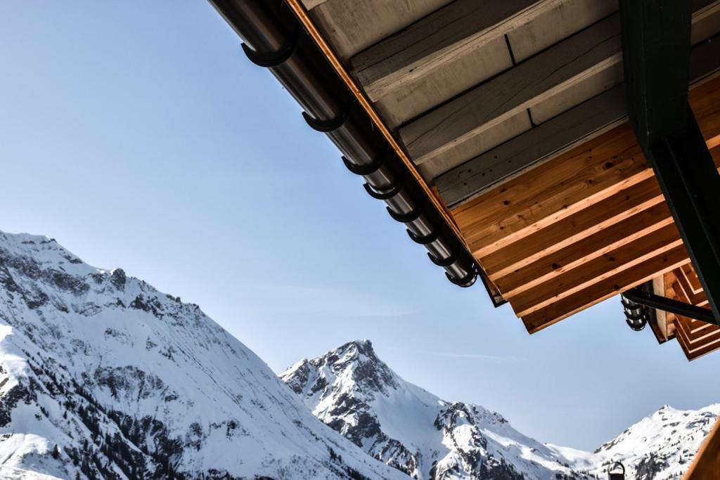 Haus Alpenblick Appartement Schröcken Buitenkant foto