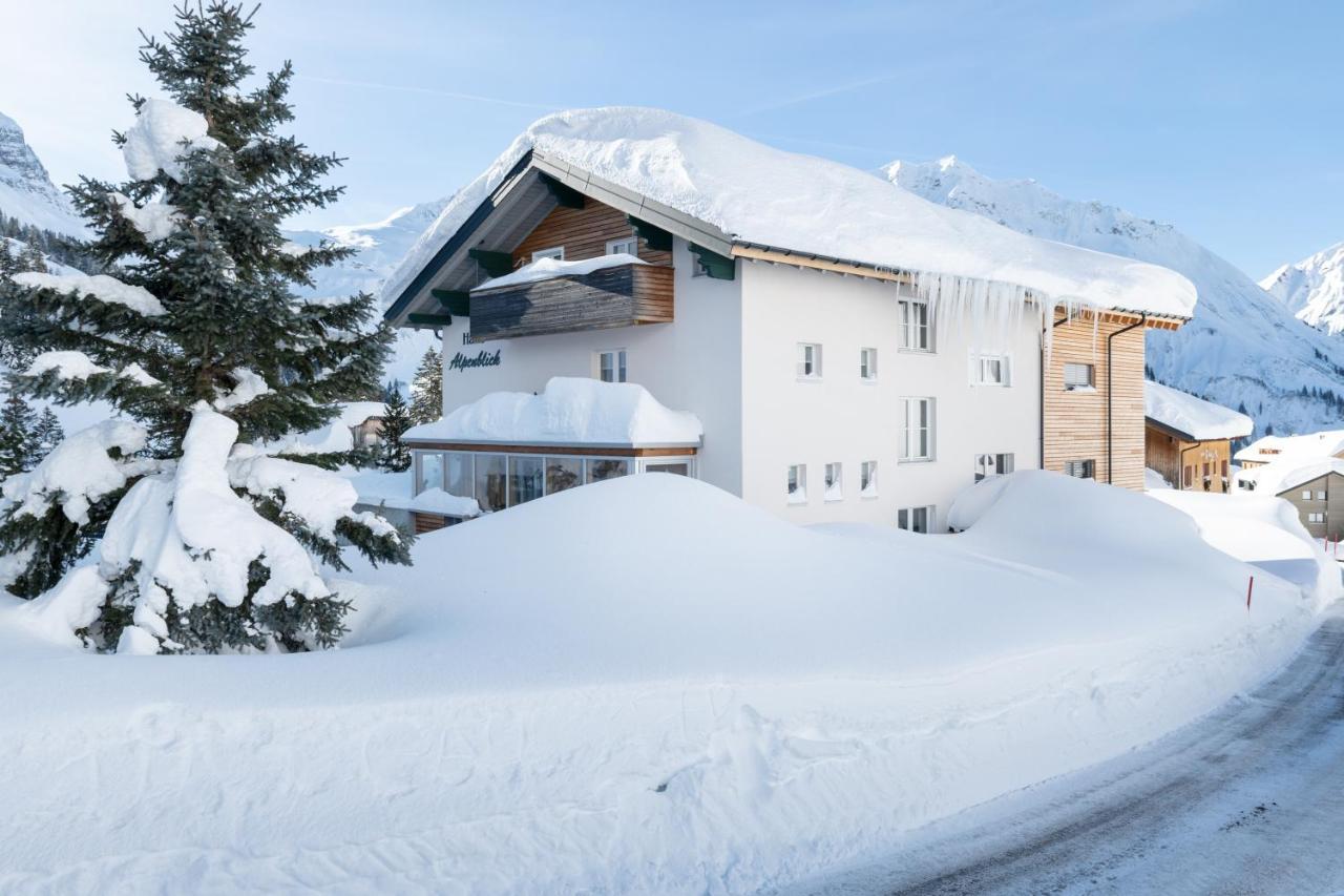 Haus Alpenblick Appartement Schröcken Buitenkant foto